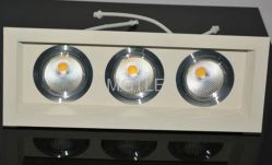 3*15w Cob Led Grille Light 