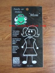 Custom Personalized Family Car Sticker -- Mom