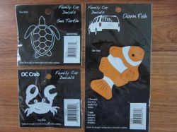 Custom Funny Fish&crab&turtle Car Sticker