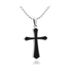 fashion stainless steel cross pendant