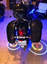 Led Ghost Rider Lights For Motorcycles,custom Logo