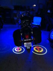 LED Ghost Rider Lights for Motorcycles,Custom Logo