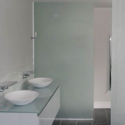 4-12mm Acid Etched Shower Glass With Ce & Iso9001