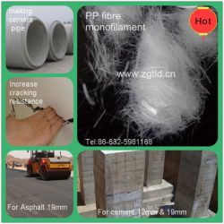 19mm Pp Fiber For Concrete And Screed 