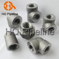 High pressure forged steel pipe fitting