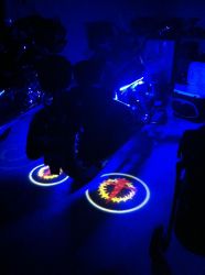 LED Ghost Rider Lights for Motorcycles,Custom Logo