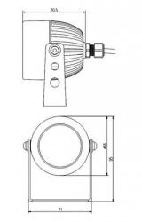 LED FLOOD LIGHT-3pcs led