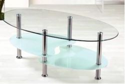 Bent Glass Coffee Table Temepred Glass Furniture