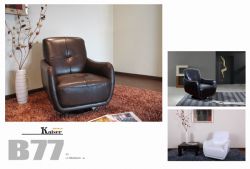 Swivel Leather Chair