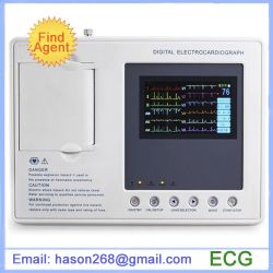 Se-3b Digital Three Channel Color Screen Ecg Machi