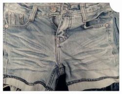 Lady Used Short Jean Pants