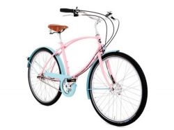 26inch Lady Bicycle (pink And Turquoise)