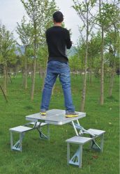 Portable Outdoor Metal Folding Table And Chairs