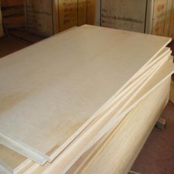 Poplar faced plywood base panel for relaminate