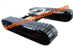 Steel Crawler Undercarriage With Slew Bearing