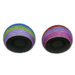 Jeweled Crystal Rhinestone Pc Speaker