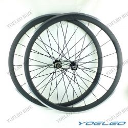 700c 38mm Carbon Clincher Wheels With Alloy Brake 