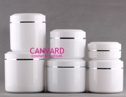 White Cosmetic Cream Jars
