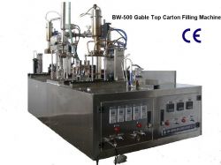 Small Manual Beverage Gable-Top Filling Machines