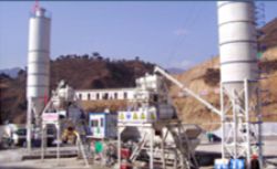 HZS SKIP Insulated concrete mixing plant 