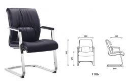 High-back PU chair/Ergonomic leather chair 8186