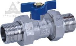 Forged brass ball valve