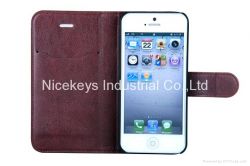 Soft Flip Pu Leather Case For Iphone5/5s