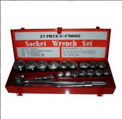 Socket Wrench 3/4\" 21pcs Set
