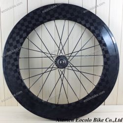 Carbon Bike18k Matt Rear Wheel With Black Powerway