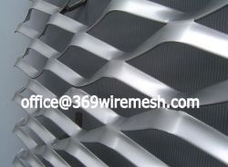 Curtain wall aluminum expanded metal mesh panel