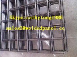 Black Welded Wire Mesh Panels