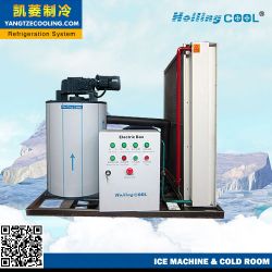 5Tons/24h industrial seawater flake ice machine