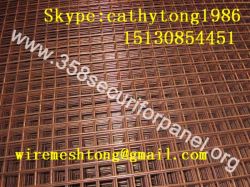 Brass Welded Wire Mesh Panels