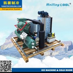 5tons/24h Industrial Seawater Flake Ice Machine