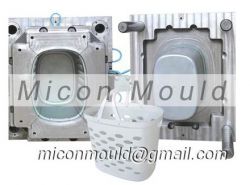 injection molded plastic basket mould