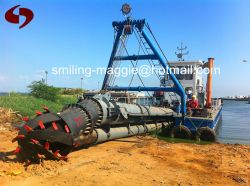 China cutter suction sand dredge for sale