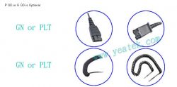  Inline function Headset adapter cable RJ11/ RJ9QD