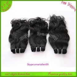 100% Malaysian Virgin Natural Wave Human Hair Weft