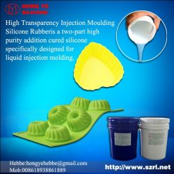 high transparent injection silicone rubber of mold