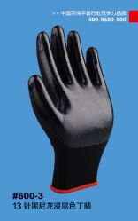 Polyester/Nylon Nitrile palm coated Gloves factory