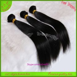 100% Virgin Brazilian Straight Human Hair Weave