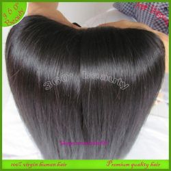 100% virgin Brazilian straight human hair weave