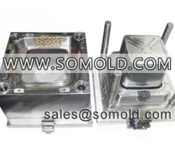 plastic square pail mould