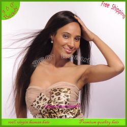 Virgin Brazilian Straight Hair Full Lace Wigs