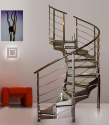 Curved Glass Staircase Hot Sale