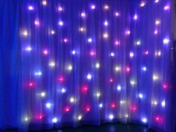 Rgb Lamp Led Wedding Curtain\\rgb Star Curtain