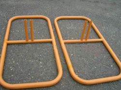 Temporary Fence Feet - Plastic, Rubber &amp; Metal