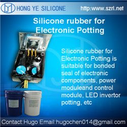 silicone rubber for electronic potting compound