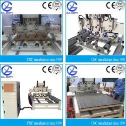 Four Heads/spindles Rotary Cnc Carving Machine
