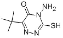 4-amino-6-(tert-butyl)-3-mercapto-1,2,4-triazin-5(